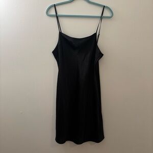 Aritzia Babaton Black Slip Dress
